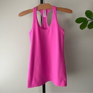 Ivivva By Lululemon Girls Hot Pink Racerback Tank Top Kids Youth Size 14
